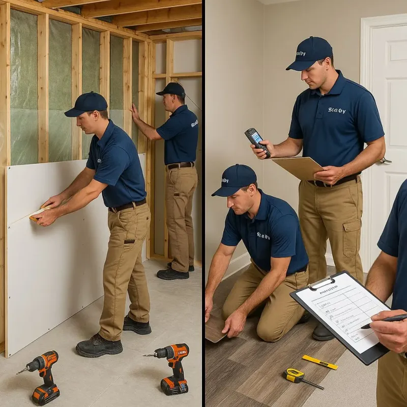Repairs and Reconstruction process in Erlanger, KY